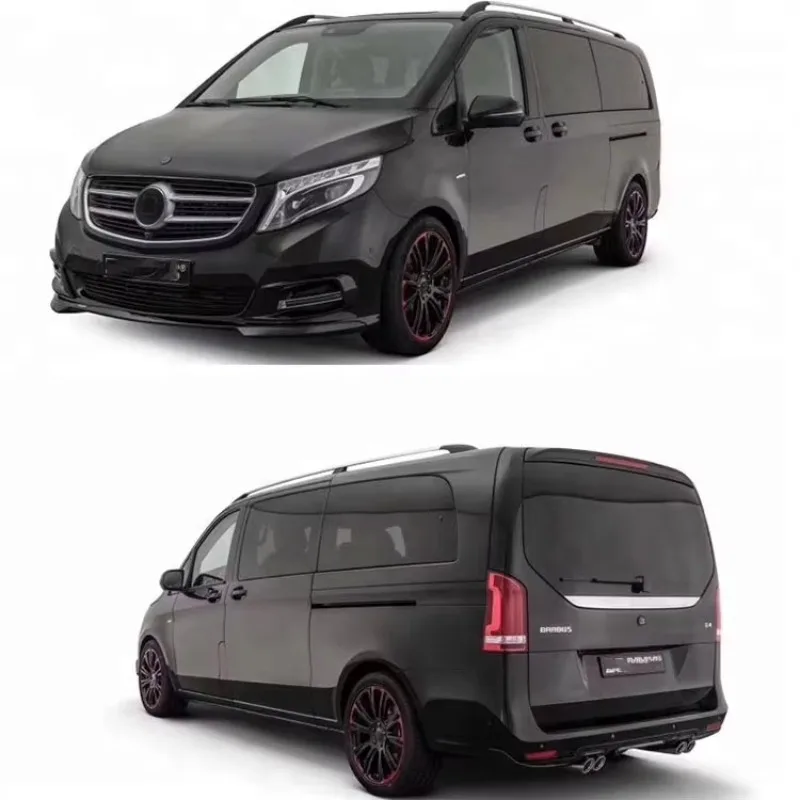 

STLFV Class W447 V250 V300 B Style Auto Exterior Accessory for Vito W447 Front Bumper Lips Body Kits W447 Body Parts