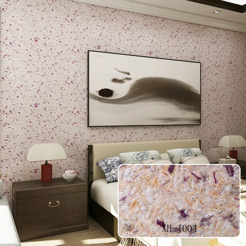 Ecological Wall Clothing Plant Fiber Paint Wall Decoration Self-Brushing Household Wall Mud Instead Of Wallpaper Wall Stickers