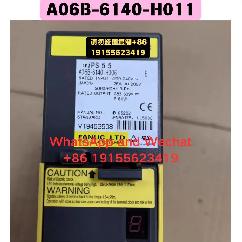 Used OEM disassembled parts A06B-6140-H011 Driver Functional test OK Fast delivery