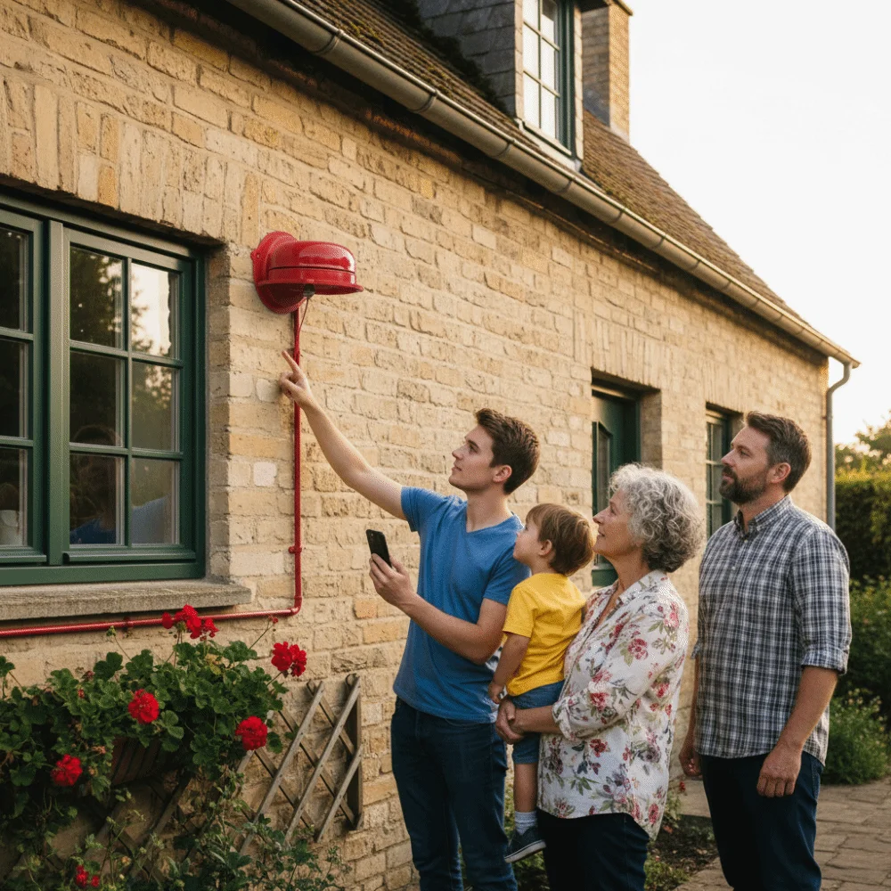 Waterproof Point Fire Alarm Metal AC 220V Internal Strike Alarm Bell Electric Bell Internal Strike Type Manual Call Alarm Bell