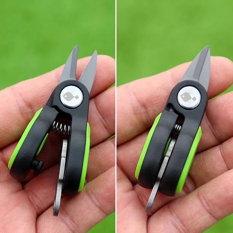 New Fishing Special Small Scissors Special For Cutting Carbon Line PE Line Nylon Line Lead Luya Small Scissors With Keychain view 5