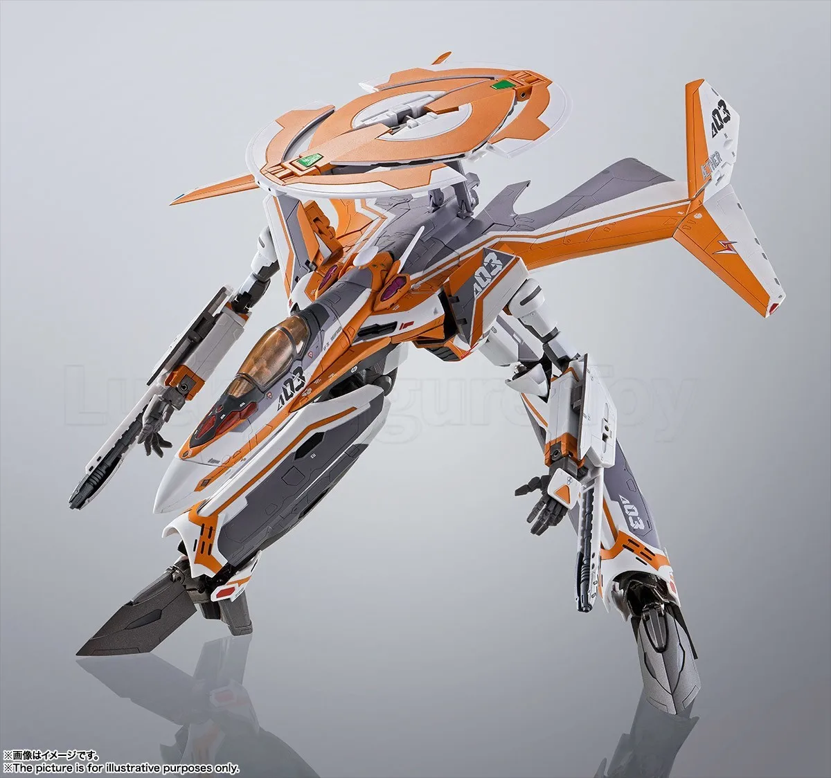 【الأصلي】BANDAI DX Chogokin VF-31E Macross Delta Siegfried (استخدام تشاك موستانج) لعبة مجسمة كاملة من Mecha