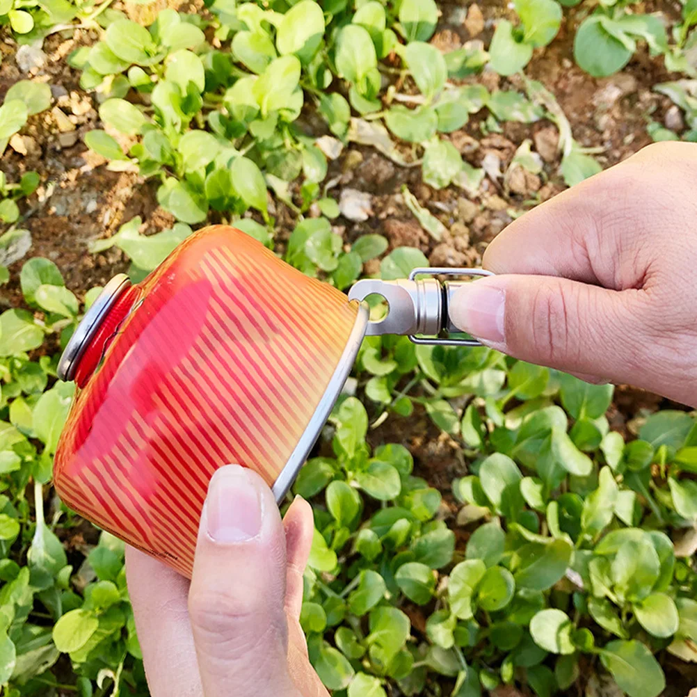 1pc Gas Hole Puncher Portable Punching For Camping Supplies Propane Tank Sealer Flat Hole Punch Gas Tank Breaking Tool