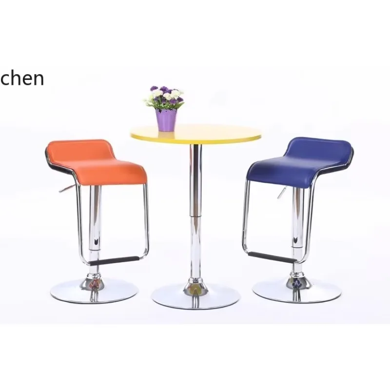 HYS bar stool high stool minimalist adjustable swivel bar chair