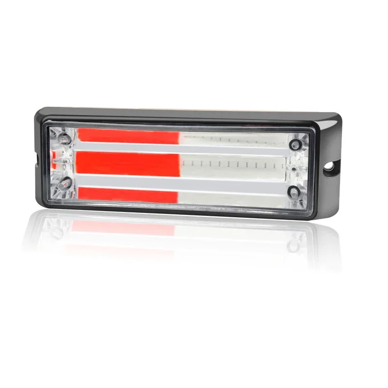 Single section two-color light, car pilot light 12-24V COB Truck Sidelight Warning Lights with Flash Modes