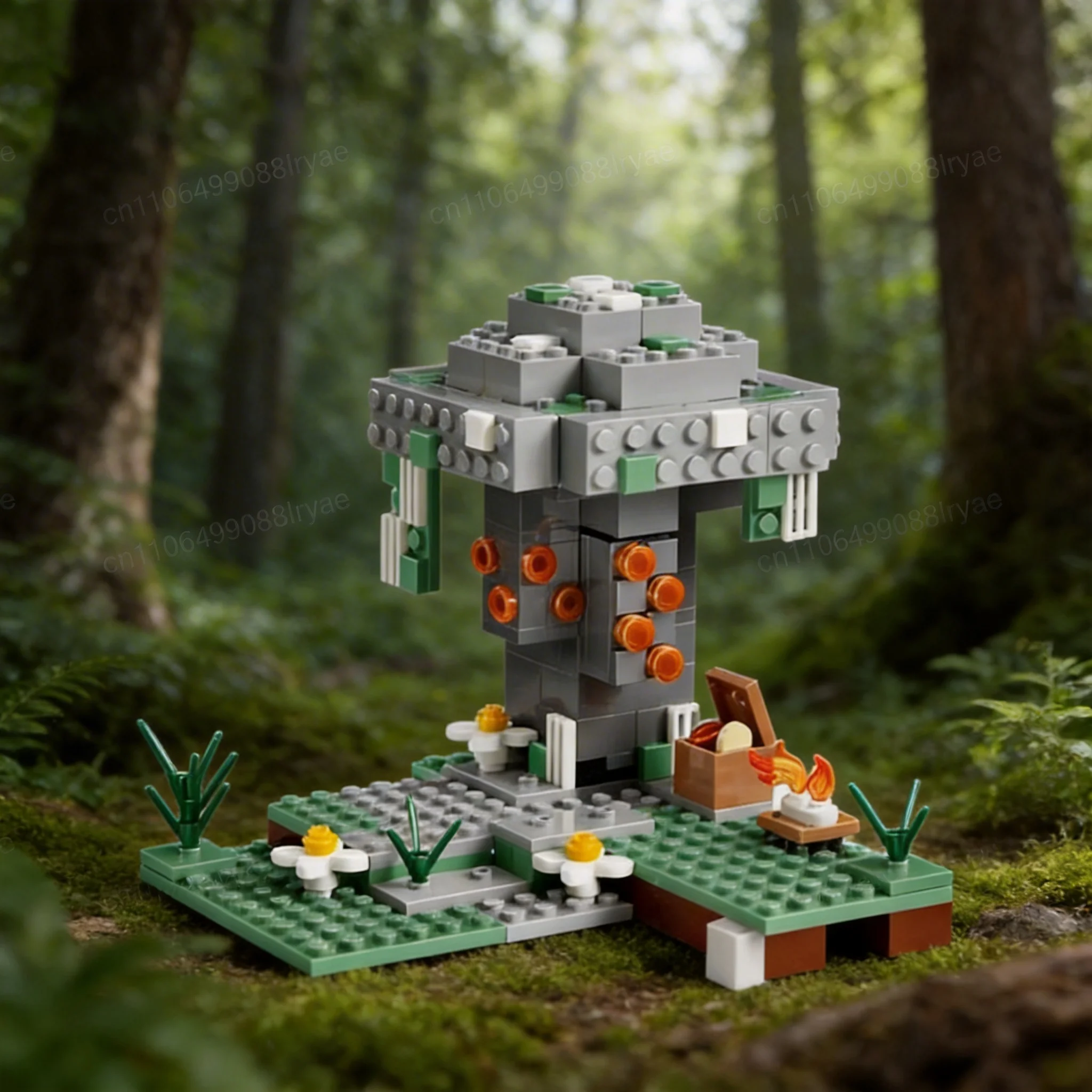 

2026 New Creative MOC243 Particles Series 21586 Jigsaw Jigsaw Blocks Jigsaw Pale Garden Boy Girl Toy Gift