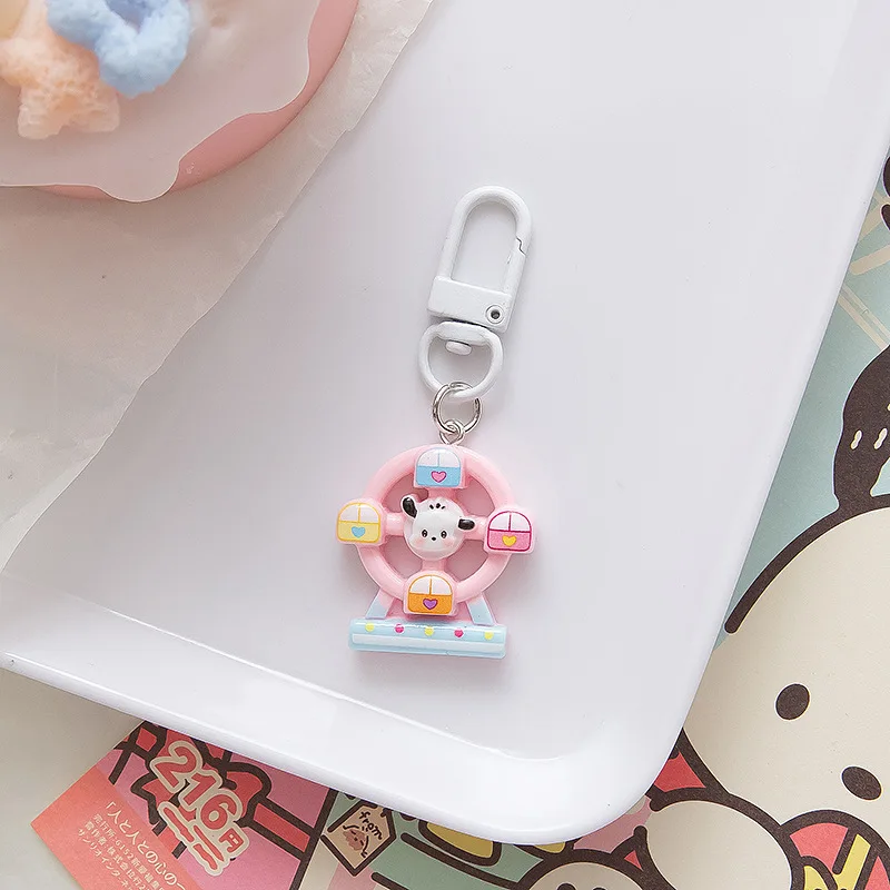 Sanrio Hello Kitty Cute Cartoon Keychain Melody Kuromi Student Cute Popular Accessories Bag Keychain Surprise Gift Free Shipping