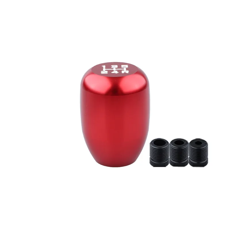 5 6 Speed Car Aluminum Manual Shifter Lever Gear Shift Knob AT MT Round Shape Knobs Fit For Honda Toyota Nissan Mitsubishi Ford - Image 4