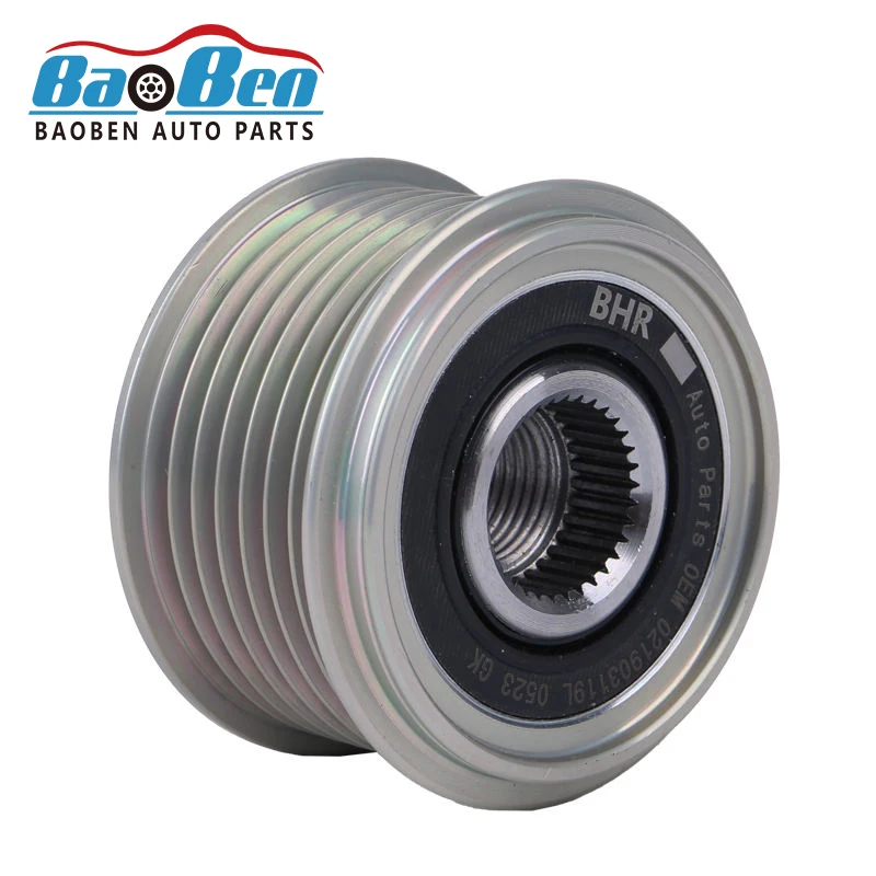 Baoben FOR Adi Q7 Volkswagen Touareg BHR generator pulley Auto Parts alternator clutch pulley 021903119J 021903026B 21903016