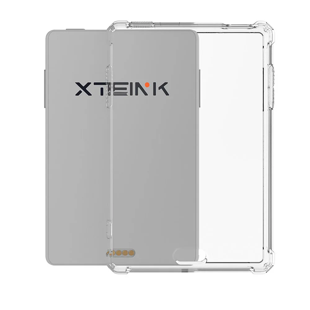 For XTEINK X3 3.7inch Case Transparent TPU Soft Case 4 Corner Airbag Shockproof Protective Cover 2026