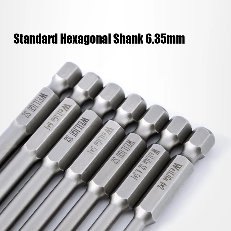 50mm 75mm 100mm 150mm Electric Cross Screwdriver Bit Phillips Magnetic Batch Head PH0 PH1 PH2 Hex Shank Impact Screwdriver Drill