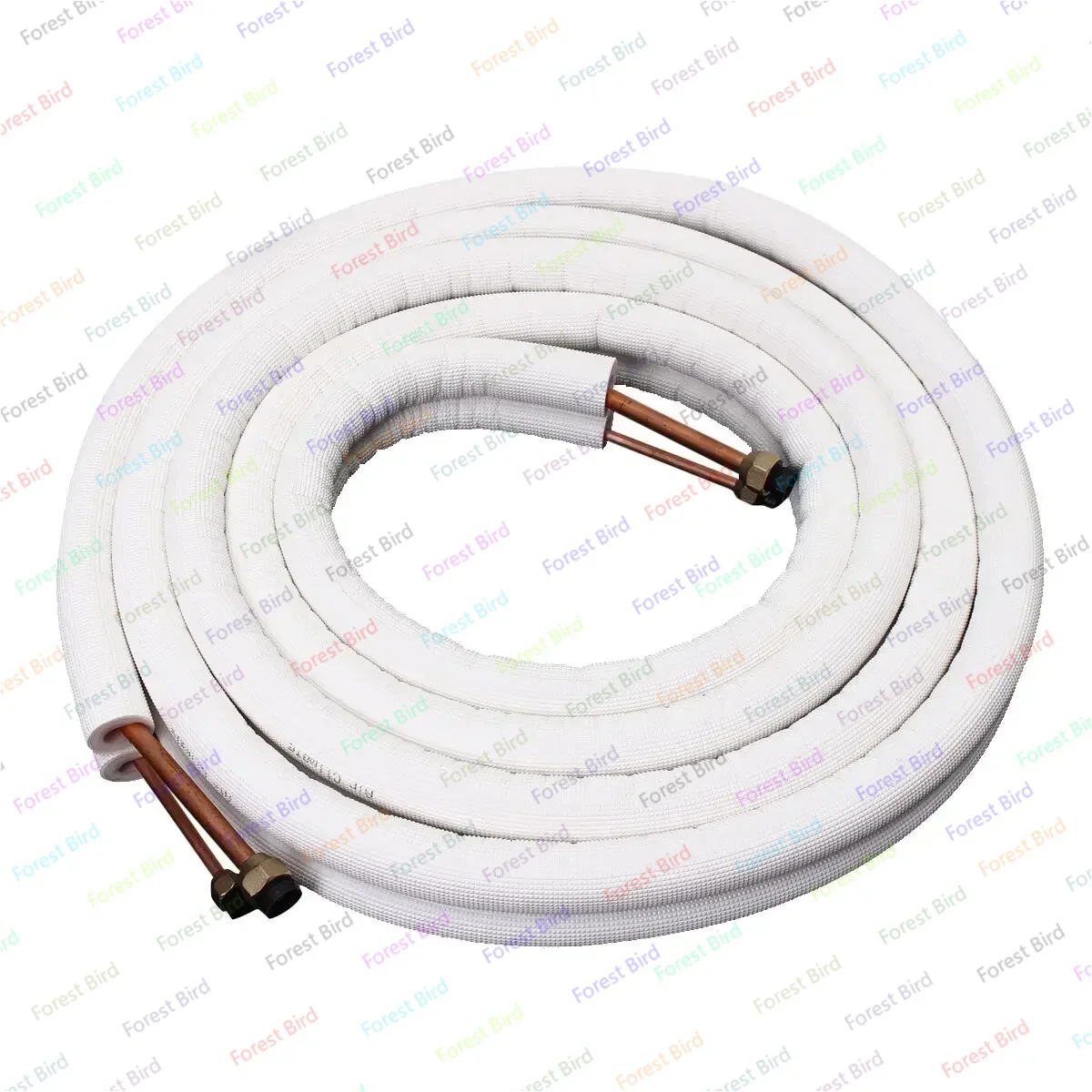 7m 1/4'' 3/8'' Air Conditioner Pipes Insulated Copper Pipe Fittings Pair Coil Tube Split Line Wire Set Air Conditioner