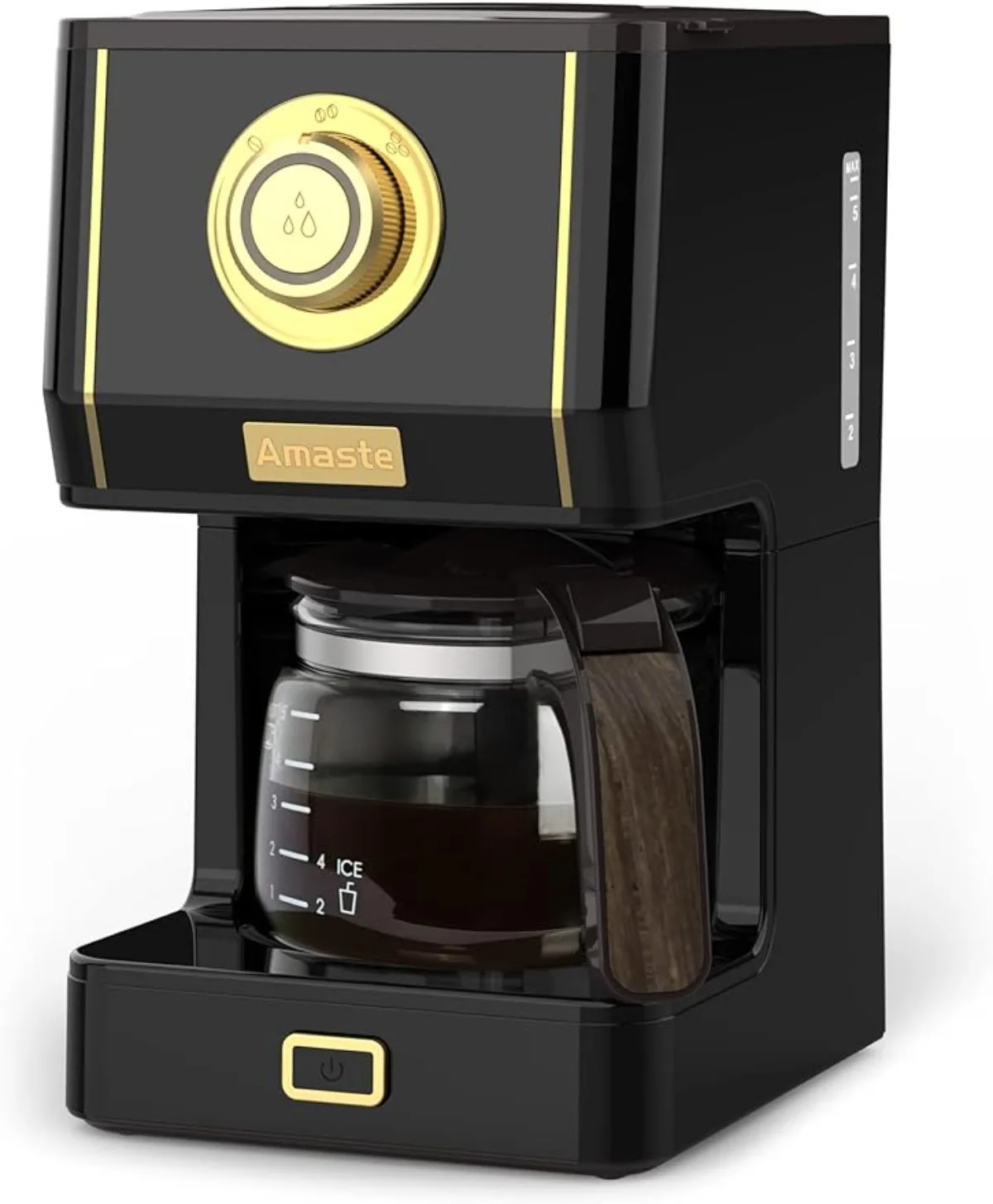 Coffee Maker, 25 Oz Drip Retro Style Coffee Machine 30minute-Warm-Keeping, CM 1003AE-Black | USA | NEW