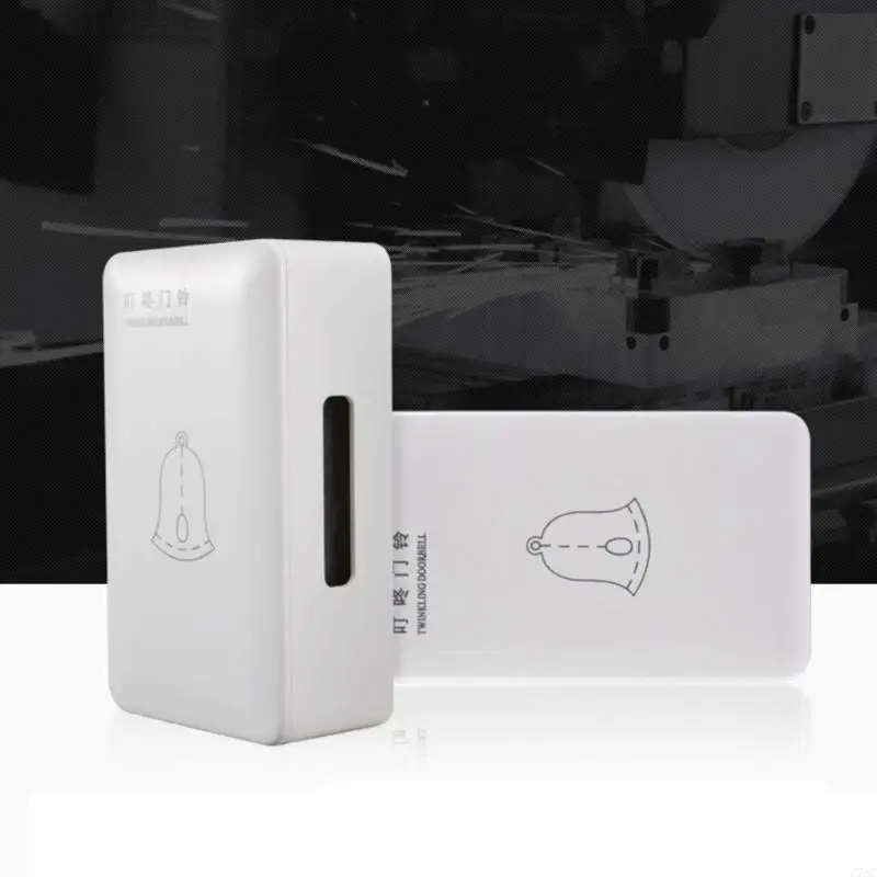 Benvenuto campanello da porno da 220 V per per fili CHIMES MECCANICA Servizio sicurezza a 2 fili superfici per