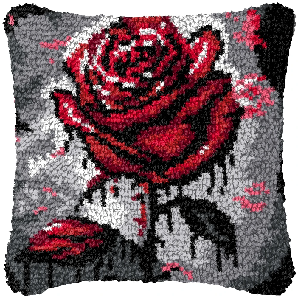 عيد الميلاد الحيوانات مزلاج هوك عدة وسادة التطريز المخدة افعل ذلك نفسك التطريز مزلاج هوك اليدوية وسادة الديكور #2