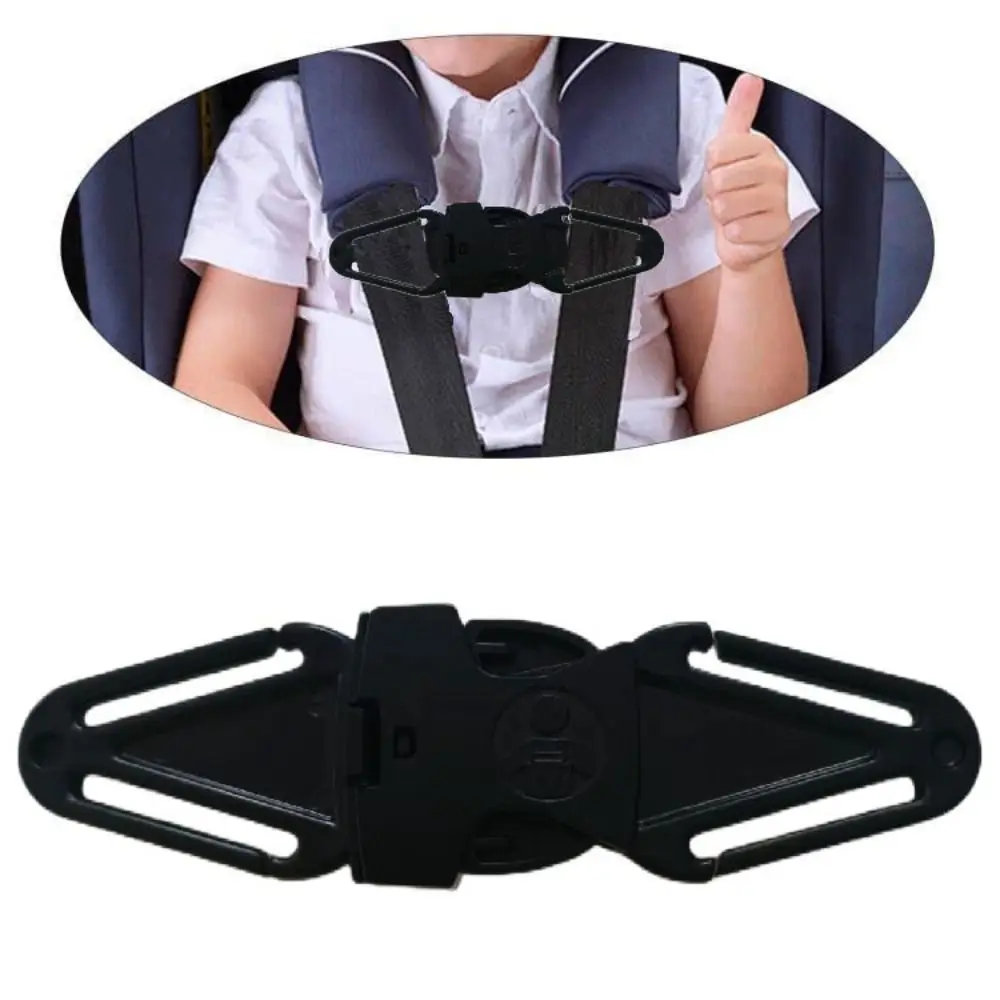 ABS Car Safety Seat Strap Belt Lock Anti-Rattle Wobble Seatbelt Adjuster Car Seat Belt Holder Child Clip Harness Chest