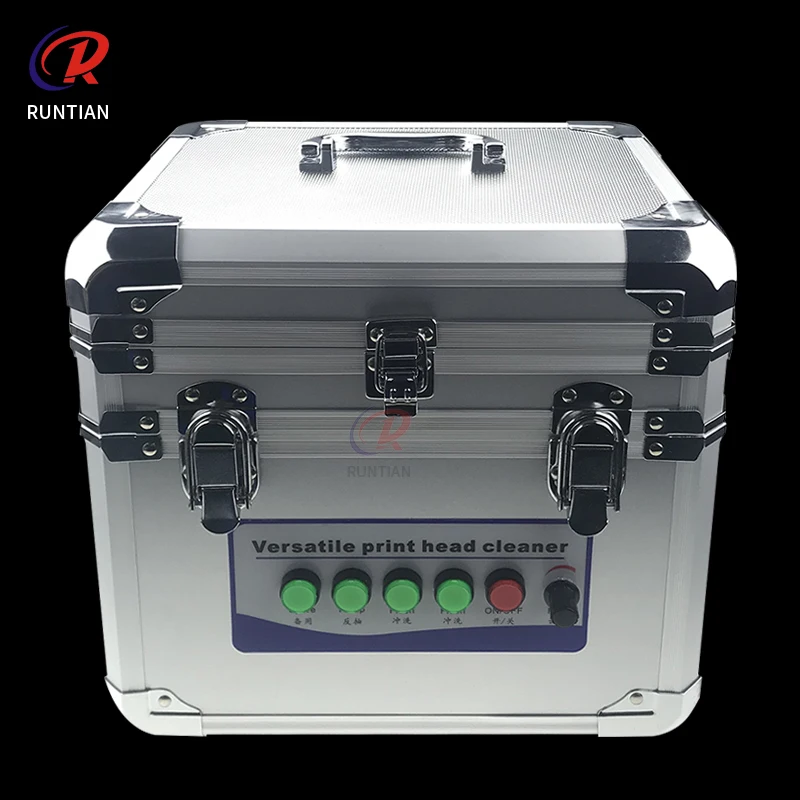 Ultrasonic printhead cleaner for Richo G5 G4 Konica Seiko Epson Printhead UV Solvent Print head ultrasonic cleaning machine