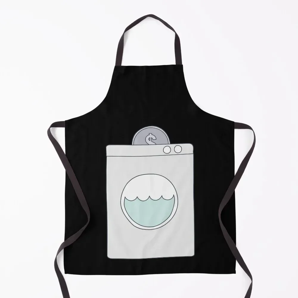 

Coin Laundry - Self-Service Washateria - Washroom Apron Kitchen Kitchen Man Cooking Cooking Clothes Apron