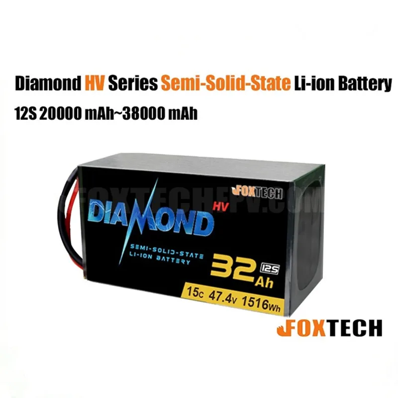 Diamond HV Series Semi-Solid-State Li-ion Battery 12S 20000 mAh~38000 mAh