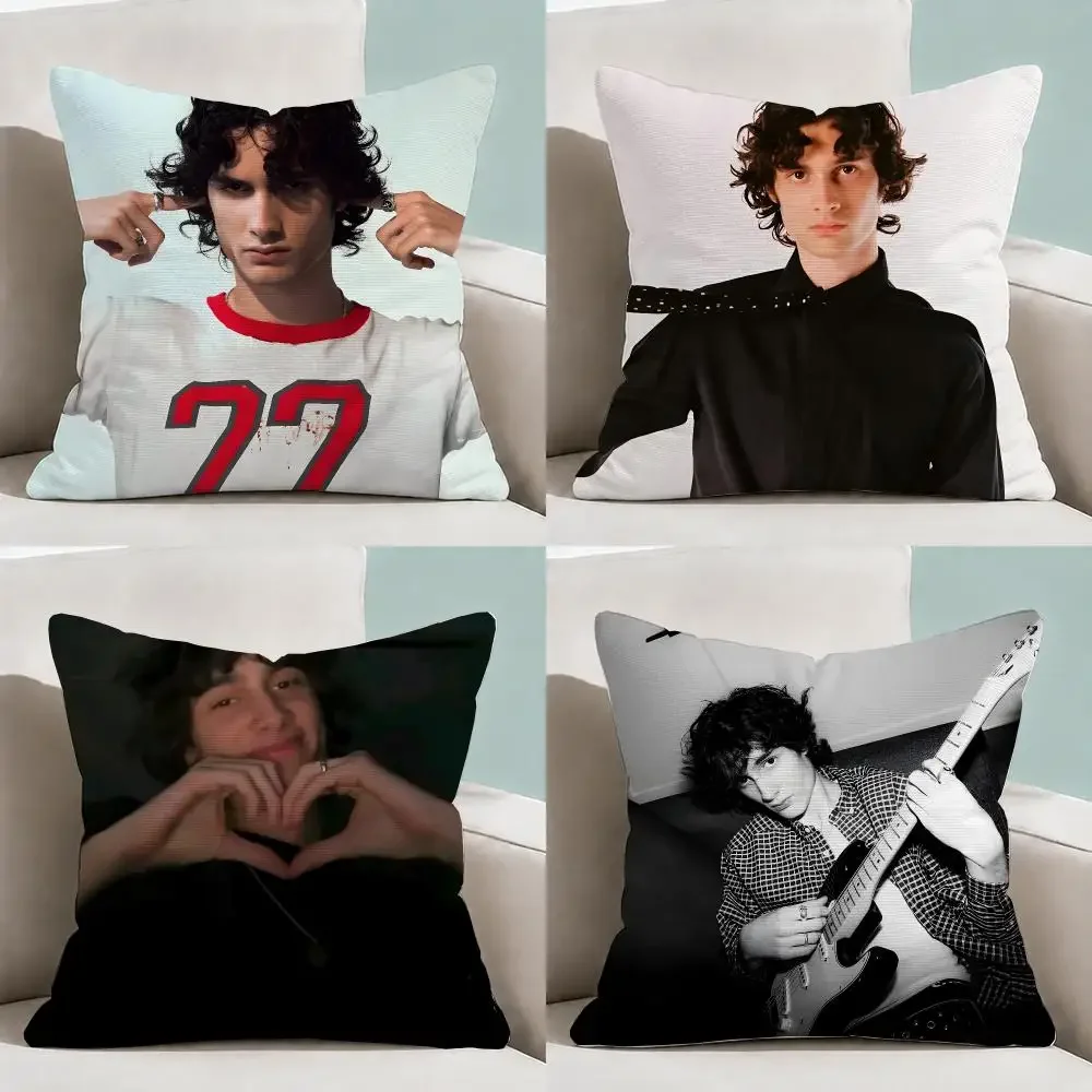 Music Sombr Singer Indie Rock Cushion Cover Throw Pillow Soft Short Plush Cozy Durable Colorfast Sofa Bedroom Home Decor Gift
