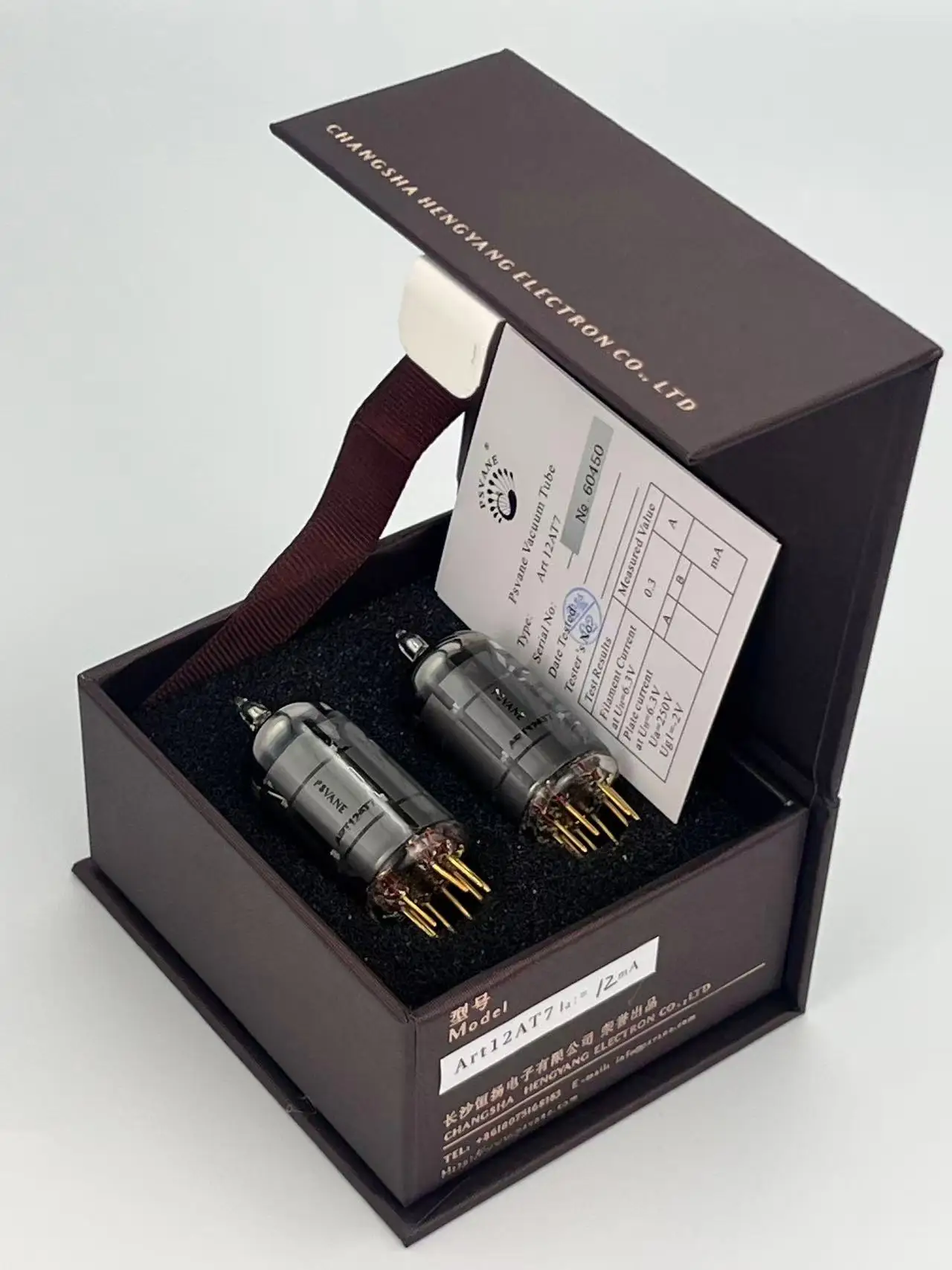 PSVANE ART Series 12AT7 Vacuum Tube High-End Preamplifier Tube Gold Pin Replace ECC81 / 12AT7 Matched Pair for Hi-Fi Amp Audio