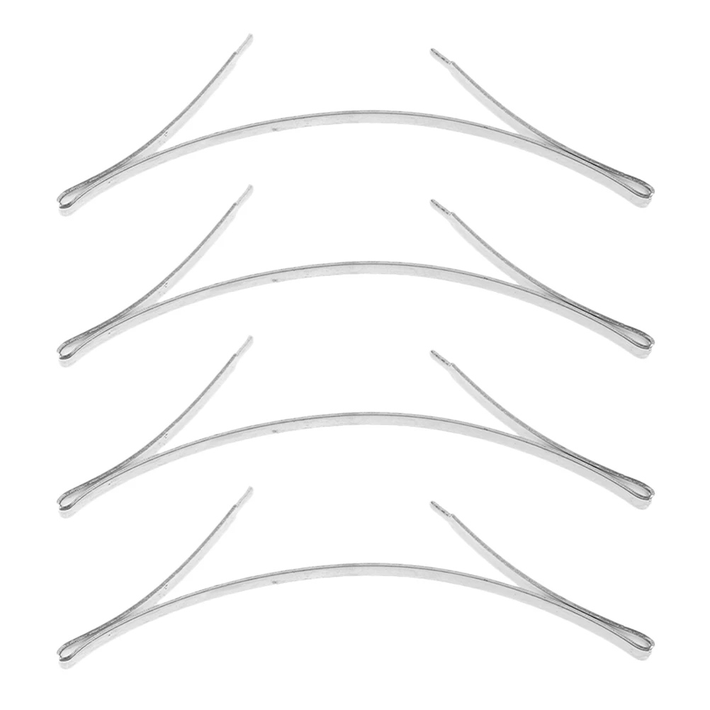 

4pcs Sliding Door Positioning Clips Manganese Steel Bottom Guide Wardrobe Track Accessories Buffer System Part
