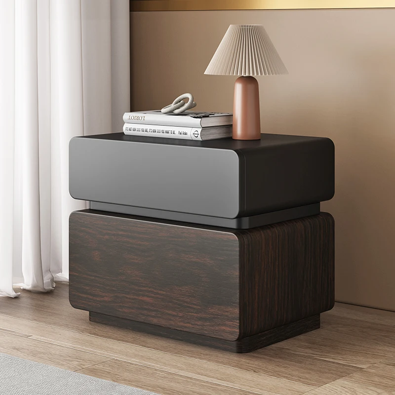 Soggiorno di lusso Comodino Camera da letto Armadi Organizzatore unico Comodino Semplice Legno Mesitas De Noche Mobili da esterno