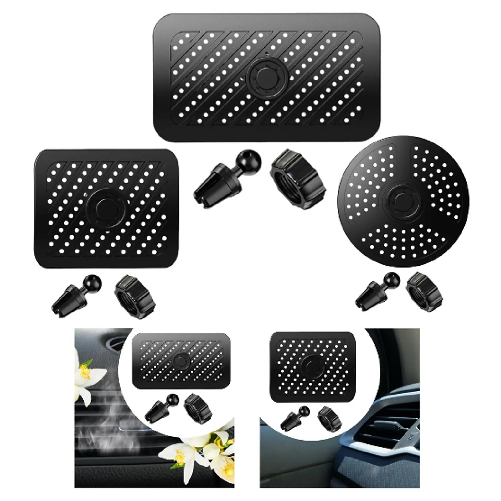 

Car Air Conditioning Deflector Wind Baffle Replacing for Women Mom Practical Premium Spare Part Easy to Install Outlet Grille