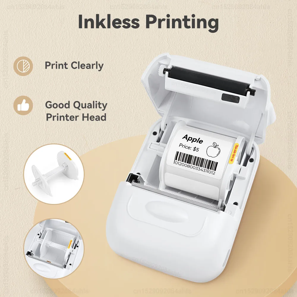 Mini Thermische Etikettenprinter Draadloze Draagbare Bluetooth Printer For Photos Notes Labels Mini Thermische Etikettenprinter Draadloze Draagbare Bluetooth Printer For Photos Notes Labels