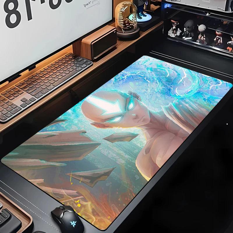 Avatar The Last Airbender XL Mouse Pad Pc Gaming Accessories Tapis De Keyboard Carpet Laptop Kawaii Desk mat Office Mousepad Mat