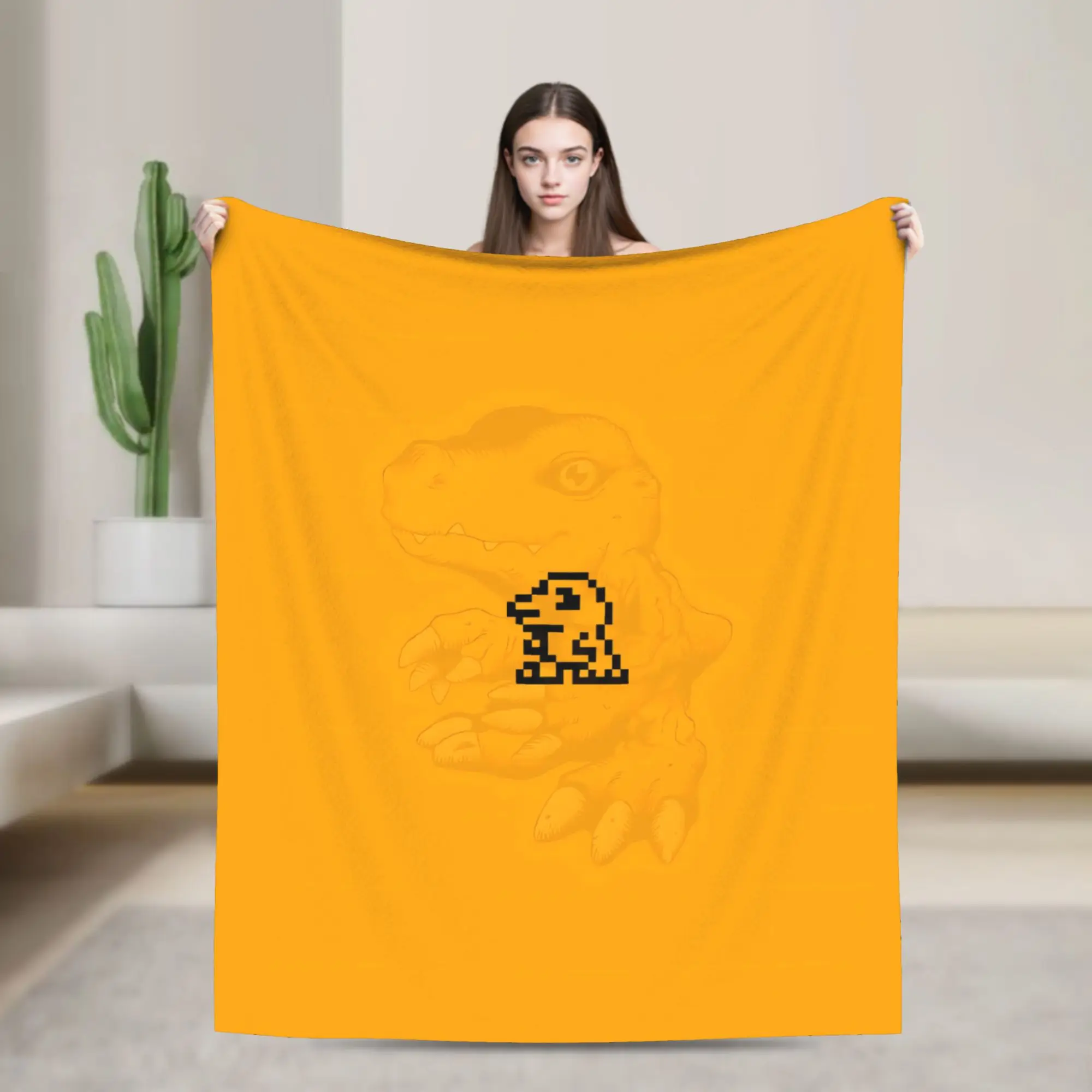 Anime Digimon Adventure Blankets Quality Super Soft  Throw Blanket Autumn Girls Boys Outdoor Novelty Bedspread