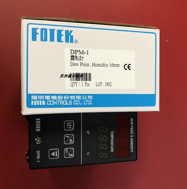 Taiwan Yangming FOTEK Dew Point Meter DPM-1 DPM-2 Temperature And Humidity Meter Original Genuine, Fake One Penalty Ten