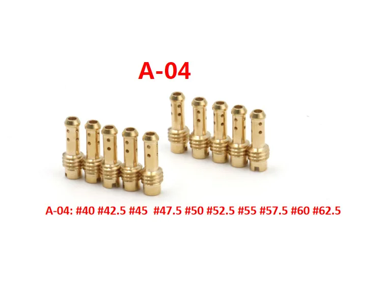 10Pcs Pilot Jets Vergaser Für MIKUNI VM TM TMX Carburador VM22/210 TZR250 3XV EN125 AX100 Langsam Jet Injektoren düse Gicleur – Detail 6