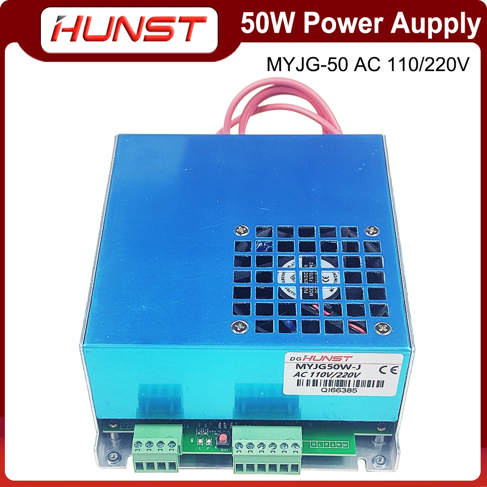 Imagem -05 - Laser Power Supply Adequado para Máquina de Corte e Gravação Tubo de Vidro Myjg50w 60w 110v 220v Opcional 40w 50w 70w Hunst-co2