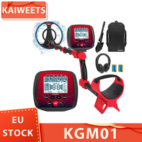 KAIWEETS KGM01 Metal Detector, 6 Detection Modes, 5-Level Sensitivity, LCD Display, IP68 Waterproof, with Headphone, Shovel, Bag