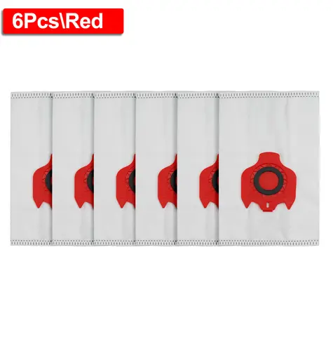 Miele için 6'lı Paket Vakum Torbası Hoover C1, C2, C3, S227, S240, S400, S5, S8 Ev Gereçleri Temizleme Vakum Parçaları Aksesuarı