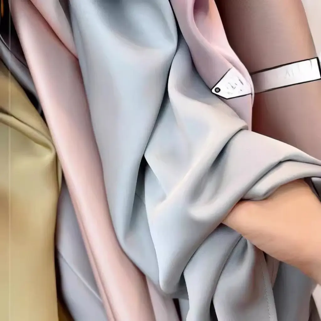 

High Waist Slimming Mid-length Women's Skirt Acetic Acid Satin Hip Fishtail Long Dipped Skirt for Spring And Summer