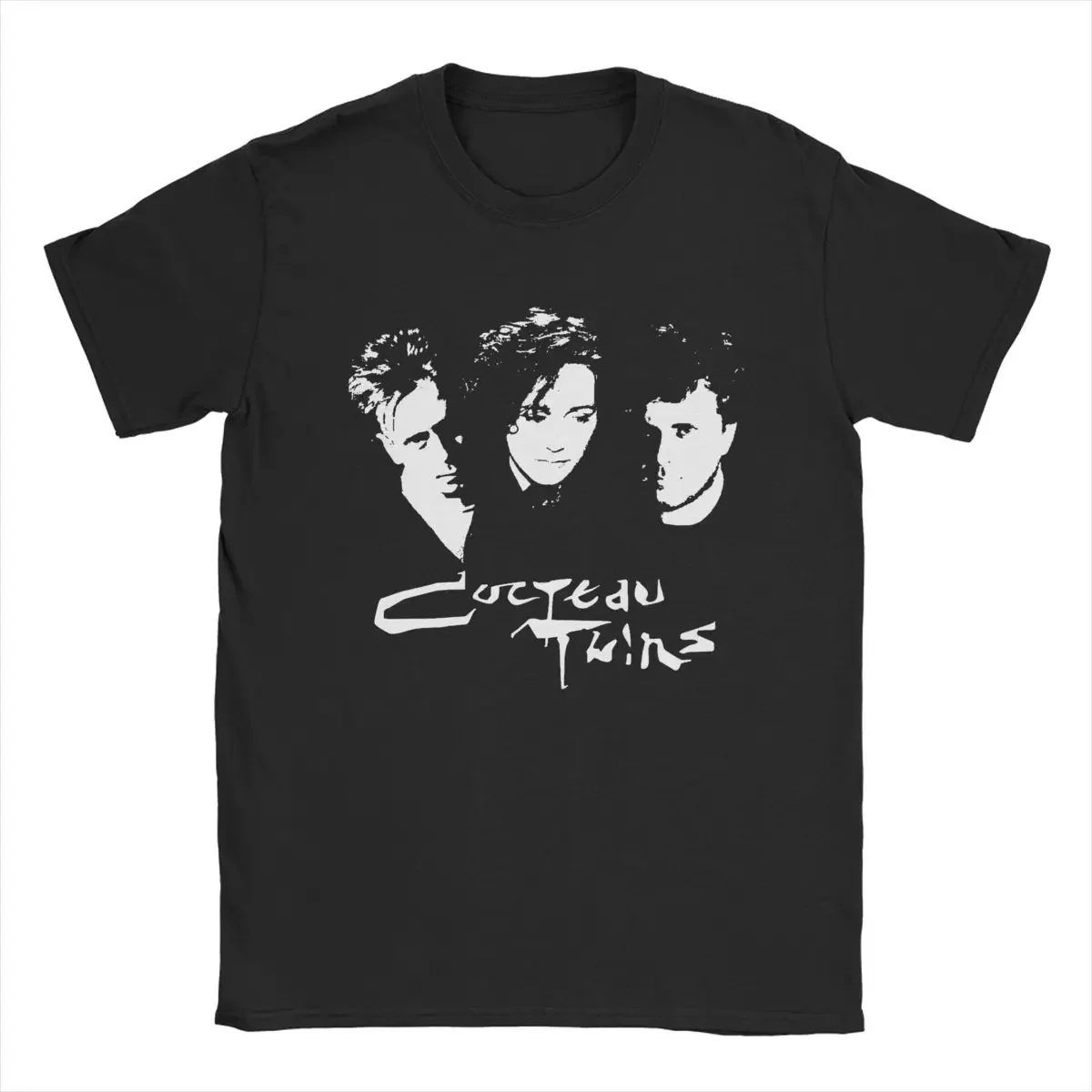 Cocteau Twins T Shirt for Men Pure Cotton Unique T-Shirts Crewneck Tees Short Sleeve Clothing 6XL