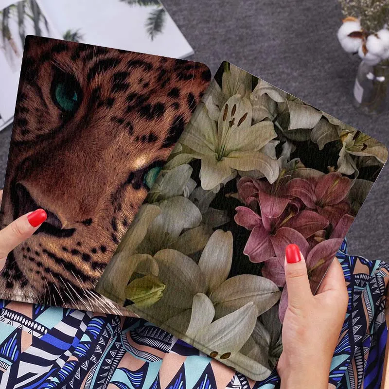 

White Pink Lily Bouquet Gift Tablet Case For Huawei Honor MatePad MediaPad Air 5 6 7 11 V6 V7 V8 V9 X9 X8 T10 T10s C5e T5