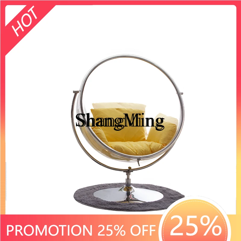 

CL swing indoor hanging chair home bedroom Internet celebrity transparent single hanging basket balcony cradle chair