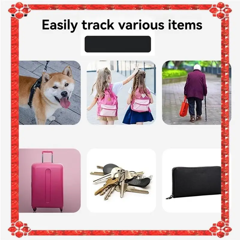 Consegna in 24 ore Mini GPS Tracker Bluetooth Car Finder Smart Tag Locator Keys Finder Tracking Global per Google Trova il mio dispositivo A