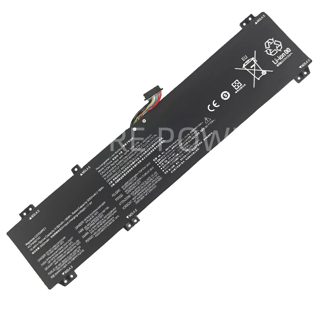 New Laptop Battery L21C4PC1 15.44V 80WH 5182mAh High Quality For Lenovo Legion Y7000P 5 Pro 16IAH7 L21B4PC0 L21C4PC1 L21M4PC2