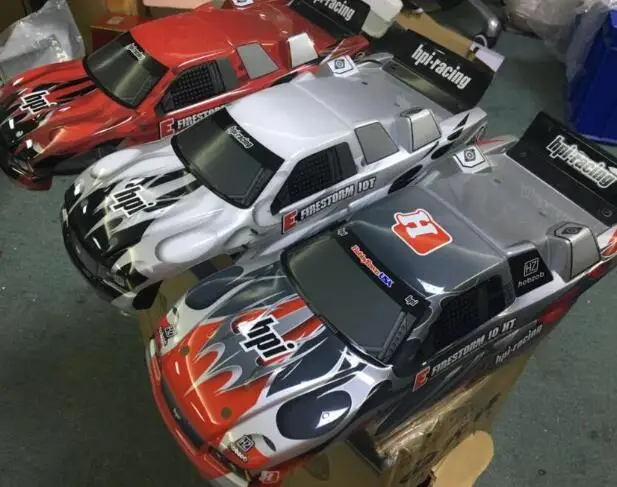 2023 HPI E-Firestorm 1/10 هيئات الطرق الوعرة Jumpshot للسيارات والشاحنات RC بدون فرش 4WD Truggy Losi XRAY MAXX XT4.2 E-STORM ET410