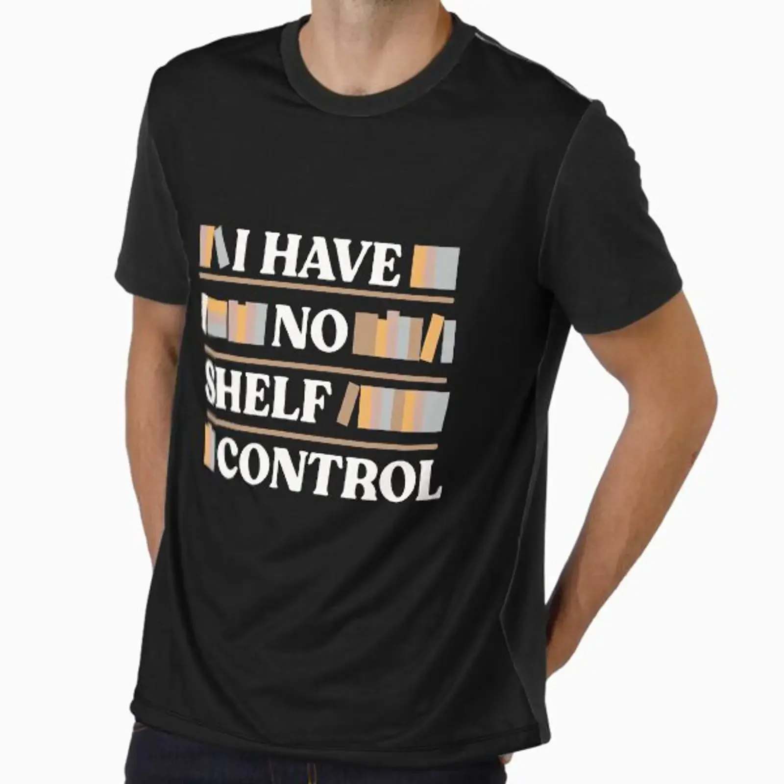 I HAVE NO SHELF CONTROL T Shirt vintage Washed streetwear Soft Top For Everyday Wear Versatile Stylish graphic Comfortable