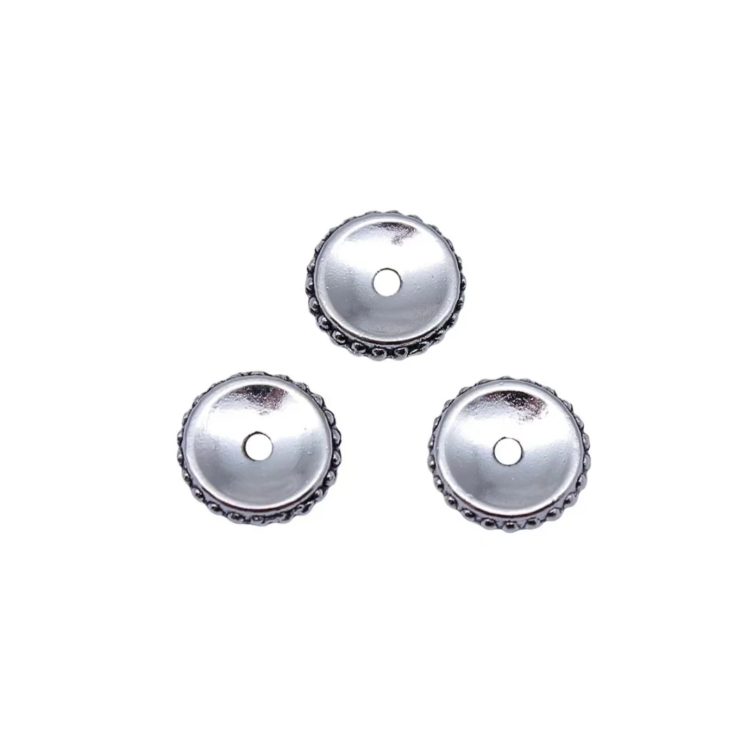 

40pcs 11x11x2.1mm Zinc alloy metal tibetan silver plated bead caps T1172 for jewelry making