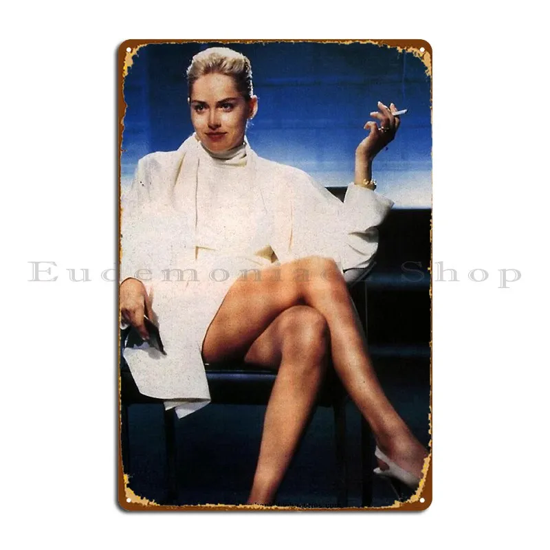 Basic Instinct Destroymickey Metal Sign Create Customized Cinema Party Create Tin Sign Poster