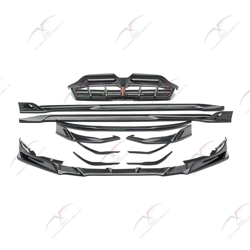 طقم ممتص الصدمات للسيارة إصدار من ألياف الكربون المعدلة مناسب لتعديل XM وترقية مجموعة الجسم #2