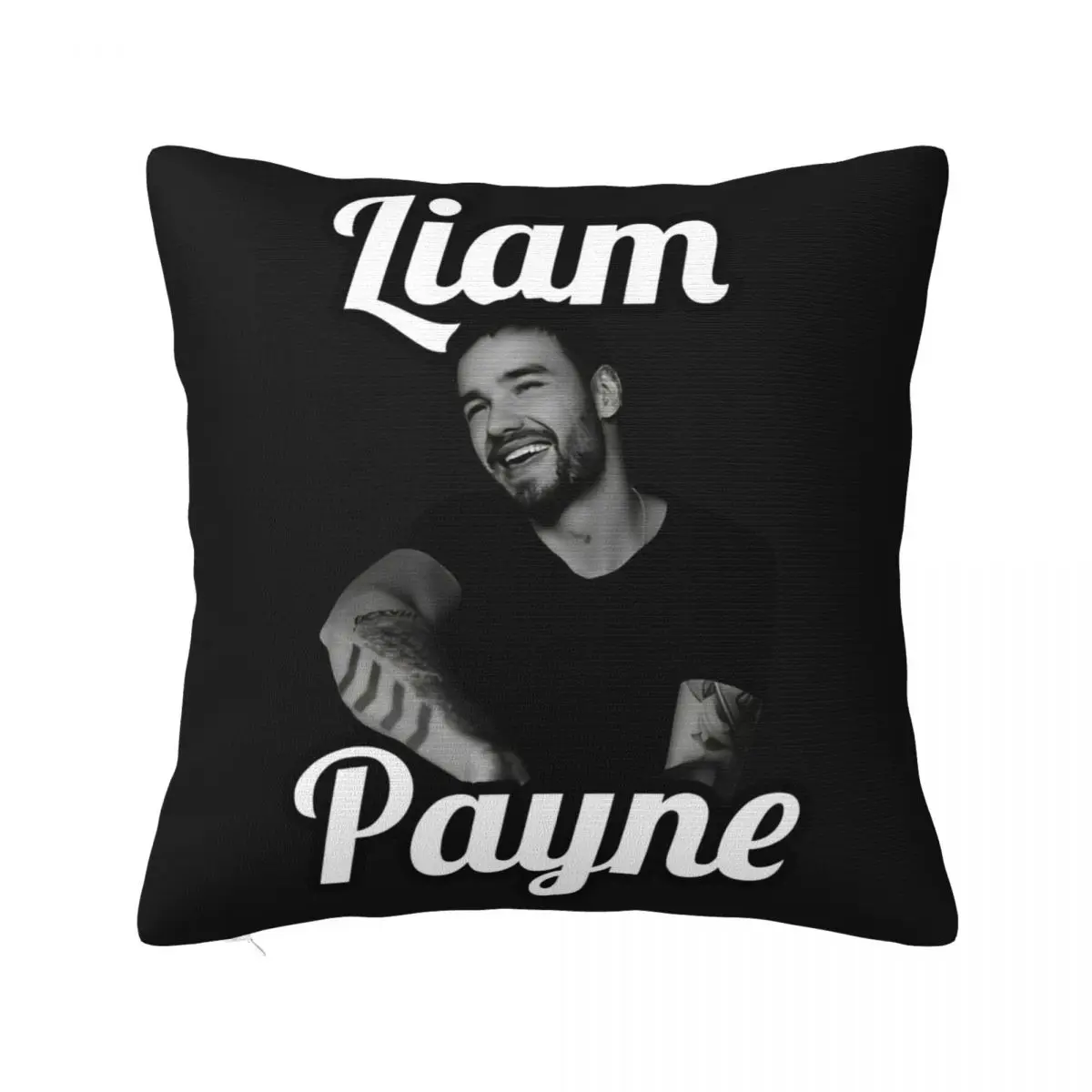 Liam Payne Kussensloop Zacht Polyester Kussenhoes Cadeau Kussensloop Cover Sofa Vierkant 40X40cm