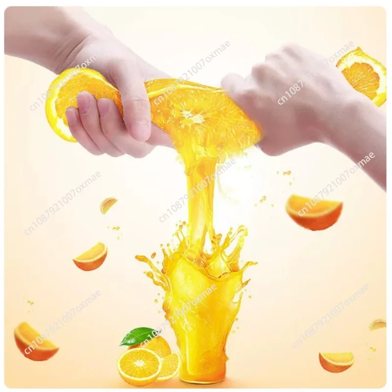 Household Electric Juicer - Orange/Lemon Manual Press + Fruit Cup Blender and Food Processor