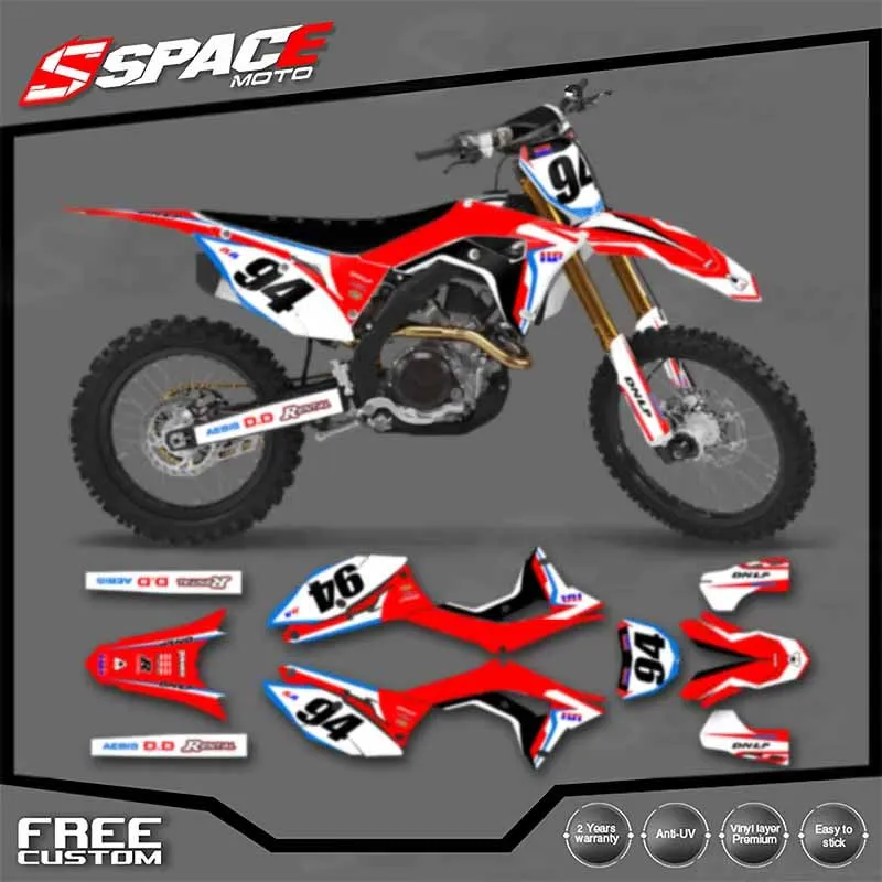 

SPACE Custom Motorcycle Graphics Background Decal for HONDA 2018 CRF250 17-18CRF450 2019-2020 CRF250 450 Decals Stickers Kits 01